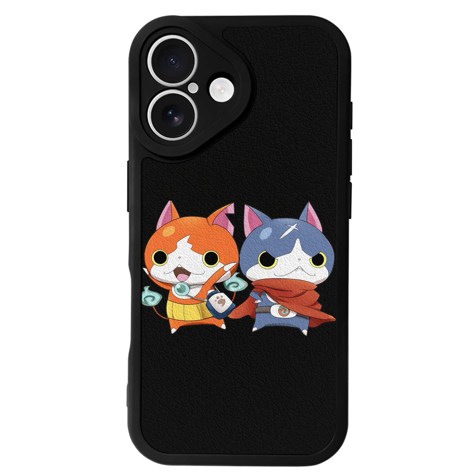（画像用） 妖怪ウォッチ Yo-kai Watch 【iPhone 16シリーズ対応】シリコンスマホケース（レザー調） 材質：シリコン